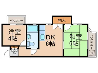 グリ-ンハイツ【2階】の間取り