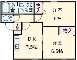 ヴェルディール【2階】の間取り