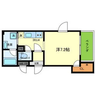 Primo鳳【3階】の間取り