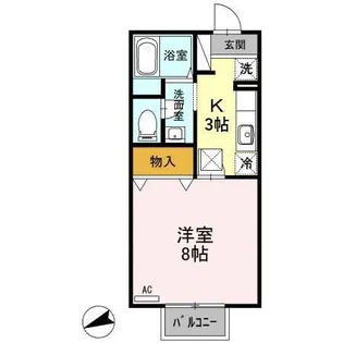 ロイヤルガーデンC【1階】の間取り