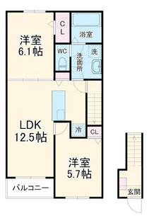 COMFORT【2階】の間取り