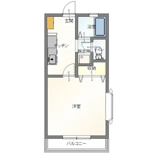 ビーラインNR B棟【1階】の間取り