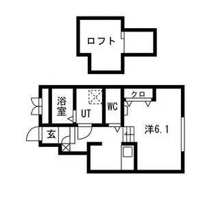 あんしん+明神町08-3007【1階】の間取り