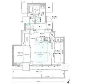ベイシティタワーズ神戸EAST【15階】の間取り