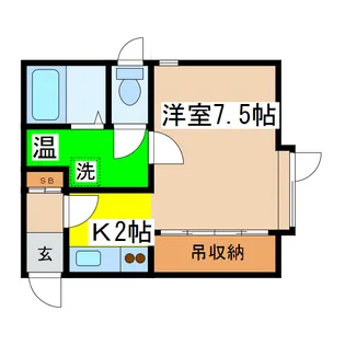 Green court【1階】の間取り
