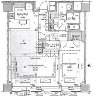 Brillia Tower堂島【45階】の間取り