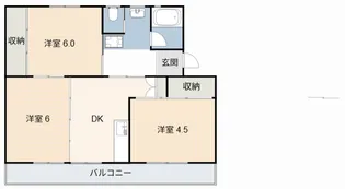 ビレッジハウス大府2号棟【4階】の間取り