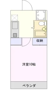 ロイヤルコーポ駅南【4階】の間取り