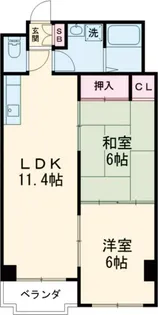 リバティヒル【3階】の間取り