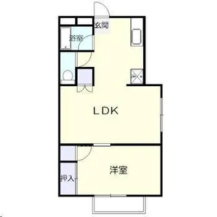 レジデンス11番館【3階】の間取り