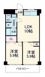 PLENDY-HILLS川崎久地【7階】の間取り