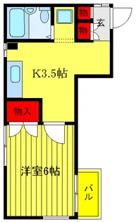 東京都足立区新田3【マンション】の間取り