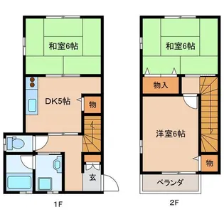 イーストコート石浦の間取り