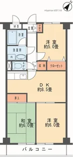 ローズ・宮崎台【3階】の間取り