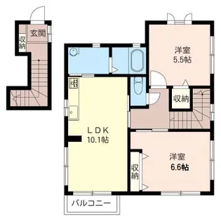 22LDKの間取り画像