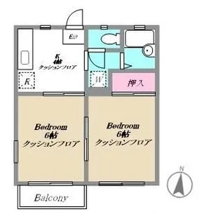 ビューハイム【2階】の間取り