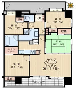 シーアイマンション根津宮永【11階】の間取り