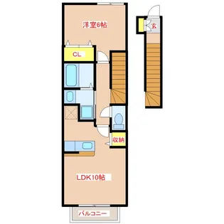 villa sunlit【2階】の間取り