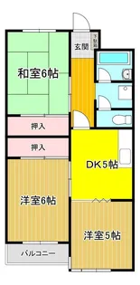 静岡県沼津市下香貫塩場【マンション】の間取り