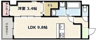 REGALO FUTURO(レガロ フトゥーロ)【2階】の間取り