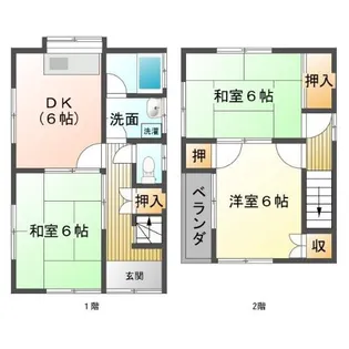 愛媛県宇和島市保手2【一戸建】の間取り