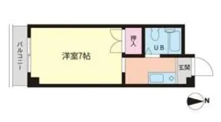 シャトル・ド・浅谷【2階】の間取り