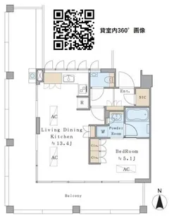 東京都中野区中野4【マンション】の間取り