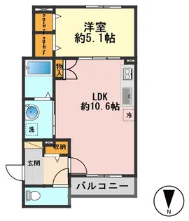 東京都江戸川区南小岩6【アパート】の間取り