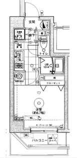 ベルグレードKSデュエ【7階】の間取り