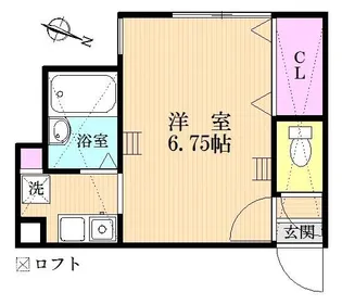 神奈川県相模原市南区北里1【アパート】の間取り