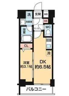 YIELD OUJIKAMIYA【2階】の間取り