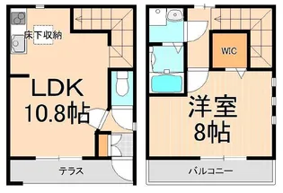 東京都足立区西綾瀬3【一戸建】の間取り