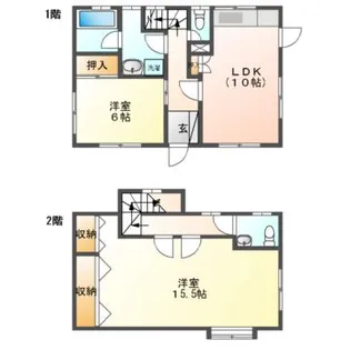 埼玉県本庄市今井【一戸建】の間取り