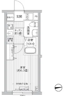 ローレル戸越【3階】の間取り