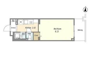 神奈川県横浜市港北区新吉田東8【マンション】の間取り