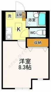 東京都中野区弥生町3【アパート】の間取り