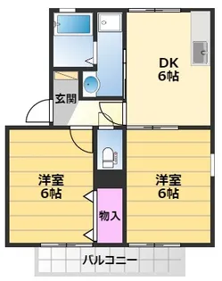 セジュールM【2階】の間取り