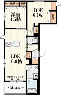 東京都杉並区本天沼1【マンション】の間取り
