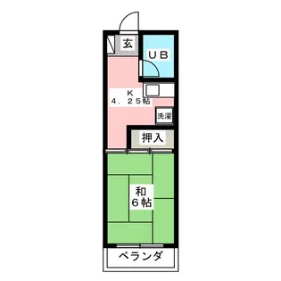 ツインハイツ鷺宮【2階】の間取り