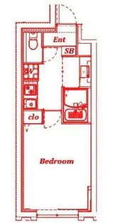 東京都新宿区西早稲田1【マンション】の間取り