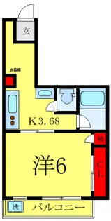 志村三丁目フラワーホーム【4階】の間取り