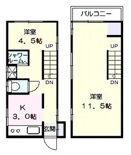 神奈川県横浜市南区大岡3【一戸建】の間取り