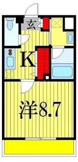 レオ四拾五番館【2階】の間取り