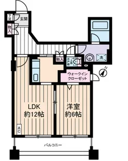 東京都中央区月島3【マンション】の間取り