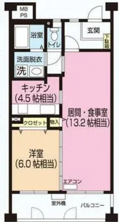 パティオス14番街【4階】の間取り