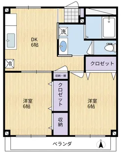 ベルメゾンV【3階】の間取り