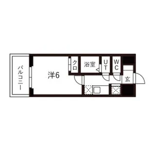ワールドアイ大阪城EASTIII【2階】の間取り