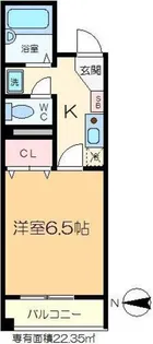 ドエル三陽(ドエルサンヨウ)【4階】の間取り