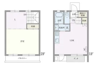 東京都北区中里3【一戸建】の間取り