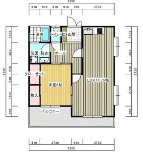 フィールドハイツ【2階】の間取り